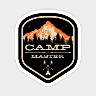 Camp Master print Camp Counselor product - Camp Staff design graphic Magnet