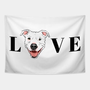 Pit Bull Love, Pittie Mom, Pittie Dad Tapestry