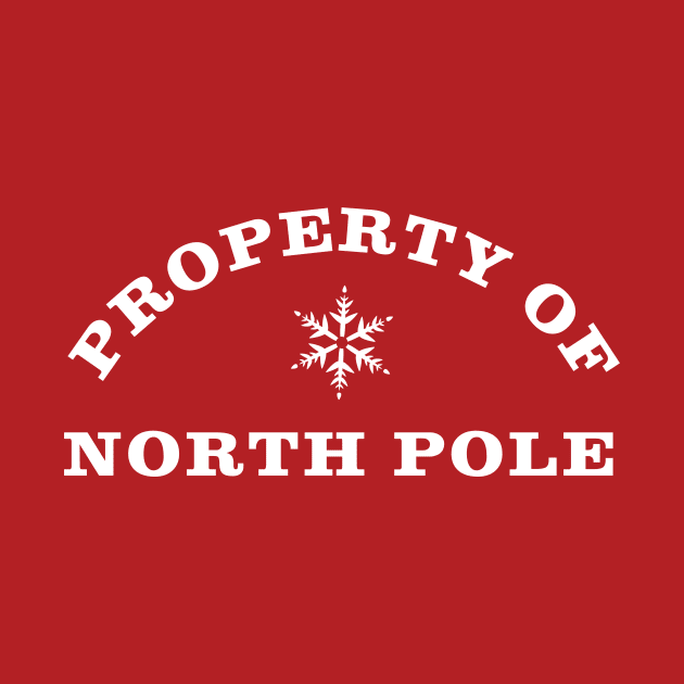 Property of North Pole - White by Heyday Threads