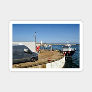 Fishing Quay, Seahouses Harbour, Northumberland Magnet