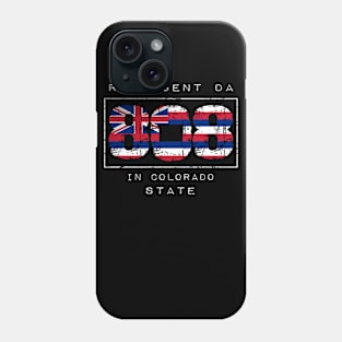 Rep Da 808 in Colorado State by Hawaii Nei All Day Phone Case