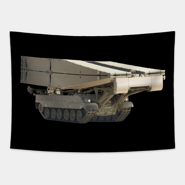 M60 Armored Vehicle Launched Bridge (AVLB) wo Txt X 300 Tapestry by twix123844