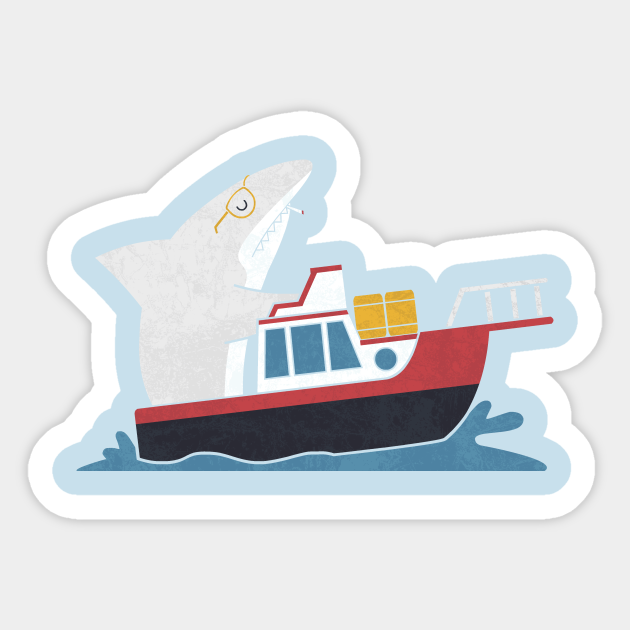 Another Boat - Jaws - Sticker