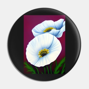 BEAUTIFUL POPPY LIGHT PURPLE BACKGROUND Pin