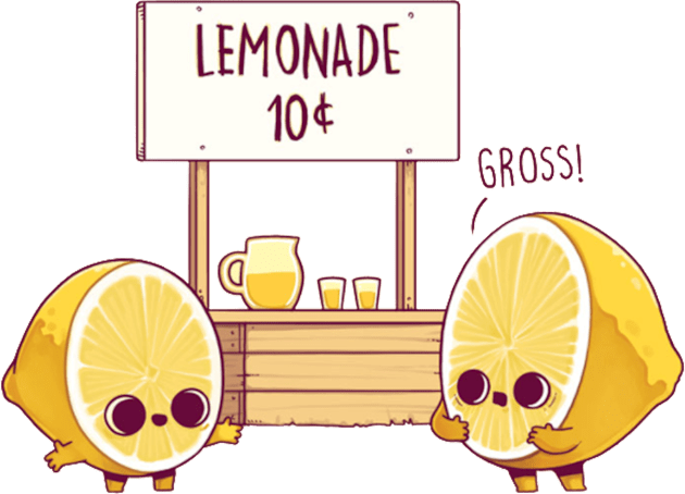 Lemonado stand Kids T-Shirt by BrechtVdS