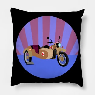 Motorcycle Old Timer Pillow