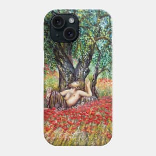 PAN, OLIVE TREE AND POPPY FIELDS Phone Case