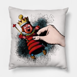 Alice and the Red King Pillow