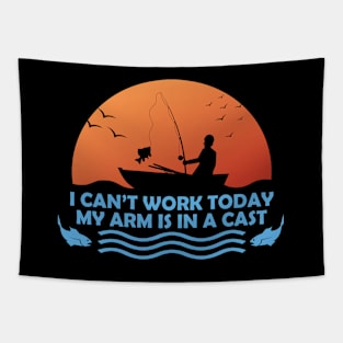 funny fishing sayings Tapestry