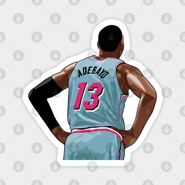 Bam Adebayo Vector Standing Magnet by qiangdade