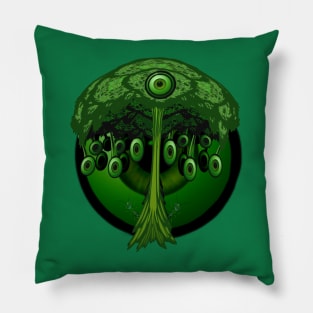 Eyeball Tree in Bloom Pillow