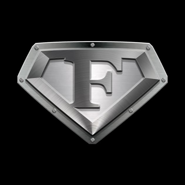 Steel Plated Diamond Shaped F by TheGraphicGuru