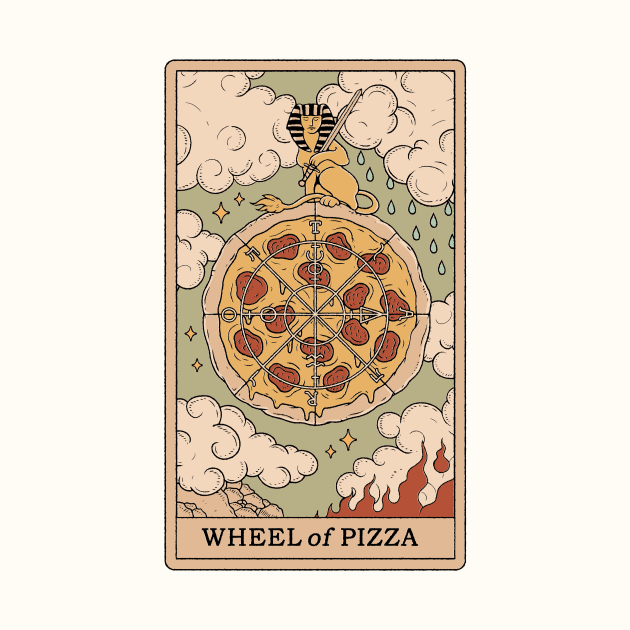 Wheel of Pizza - Double Sided by thiagocorrea