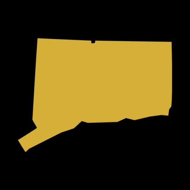 Connecticut state map by Wordandart