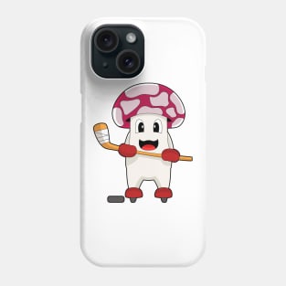 Mushroom Ice hockey Ice hockey stick Phone Case