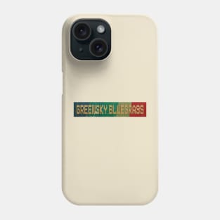 greensky bluegrass - RETRO COLOR - VINTAGE Phone Case