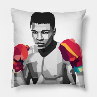 Muhammad Ali Pop Art WPAP M Ali Pillow