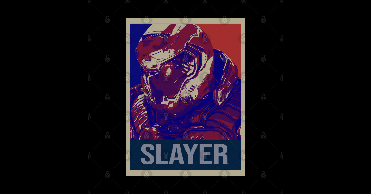 Doom Slayer Poster - Doom - Posters and Art Prints | TeePublic