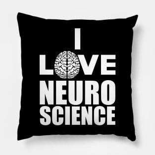 Neuro Science - I love neuro Science Pillow