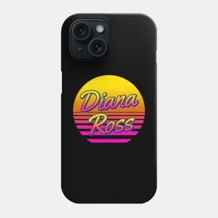 Diana Personalized Name Birthday Retro 80s Styled Gift Phone Case