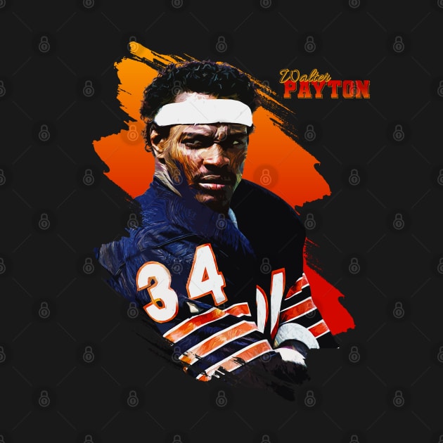 Walter Payton by Aloenalone