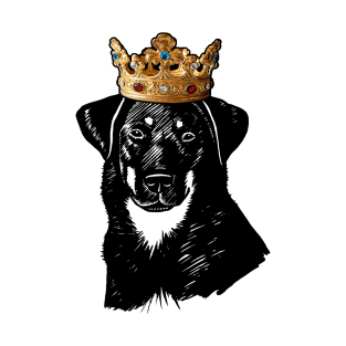 Beauceron Dog King Queen Wearing Crown T-Shirt