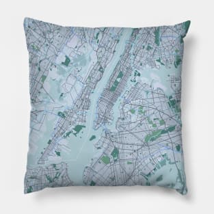 New York City Map |  I Love New York | Map of New York City Pillow