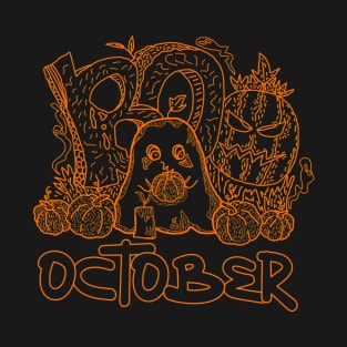 October - Happy Happy Halloween T-Shirt