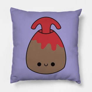 Cute Kawaii Volcano Eruption Pillow