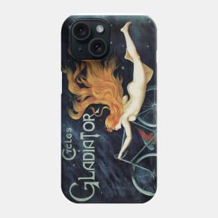 Gladiator Cycles Art Nouveau Phone Case