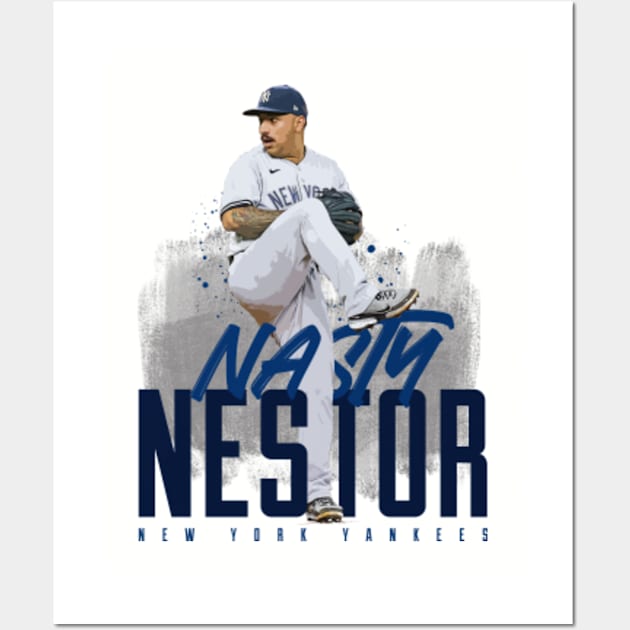 Nestor Cortes: Nasty Nestor, Adult T-Shirt / Small - MLB - Sports Fan Gear | breakingt