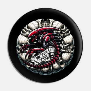 Emotional Support Tyranid Pin