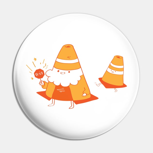 Traffic Wizard Pin by sparkmark