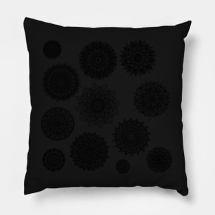 Monochrome mandalas Pillow