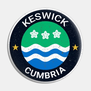 Keswick - Cumbria Flag Pin