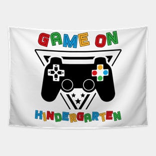 Back To School Game On Kindergarten Funny Gamer Kids Boys Tapestry