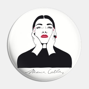 Maria Callas Pin