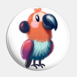 Cute Parrot Drawing Pin