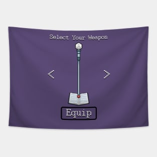 D&D Select Your Weapon: Staff&Spell Book Tapestry