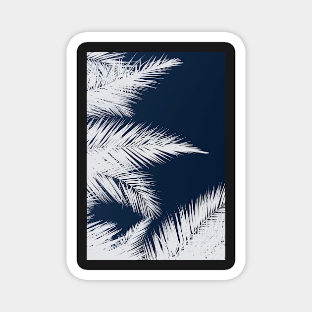 Palm Cyanotype #1 Magnet by ALICIABOCK