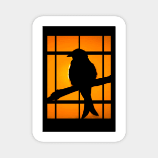 bird silhouette Magnet
