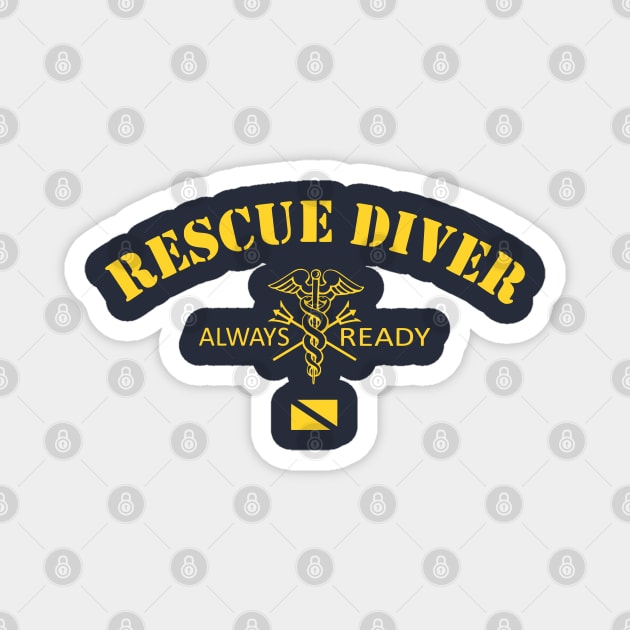 Rescue Diver - Always Ready Magnet by TCP