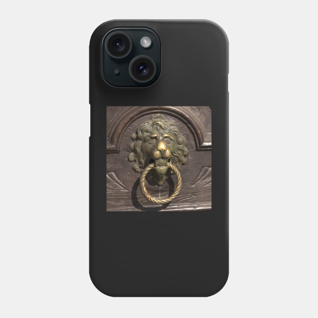 A Lion at the Door Phone Case by laceylschmidt