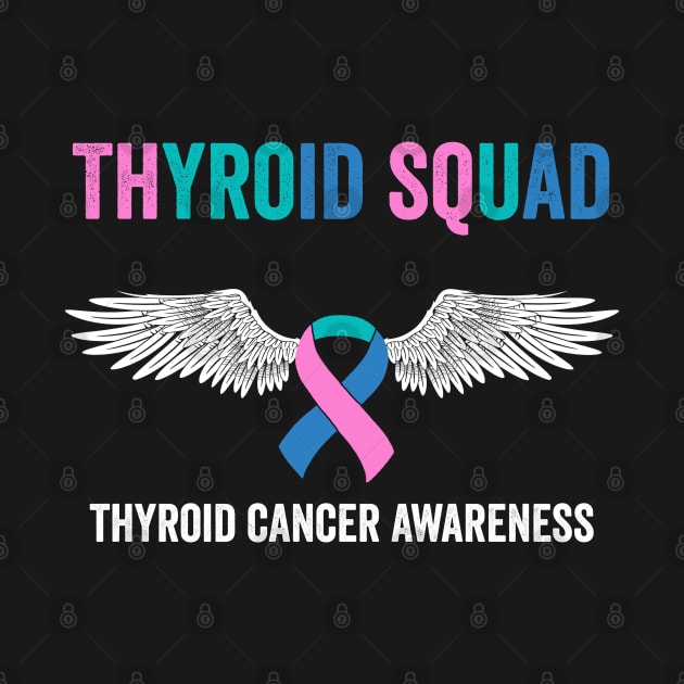 thyroid cancer awareness - thyroid squad by Merchpasha1