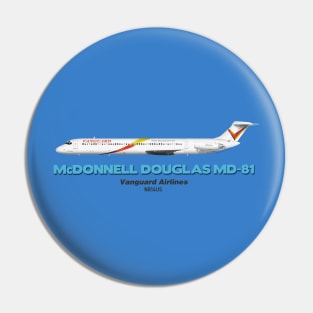 McDonnell Douglas MD-81 - Vanguard Airlines Pin