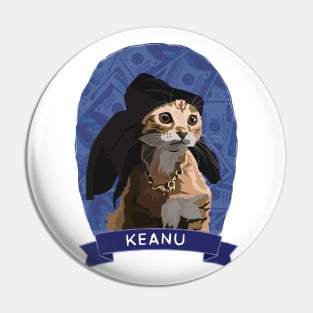 Keanu - Cats of Cinema Pin