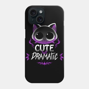 Cute But Dramatic Cat by Tobe Fonseca Phone Case