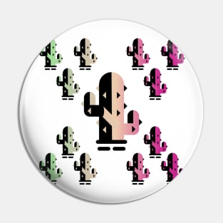 cactus free hugs retro design Pin