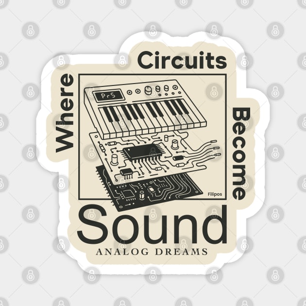 Circuit Symphony. Digital Audio Magnet by filiposwear