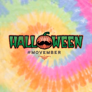 Halloween Pumpkin Movember T-Shirt